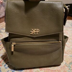 Olive Green freshly Picked classic mini Backpack / diaper bag